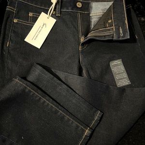 beautiful stylishly skinny dark blue very modern jeans that you must have .